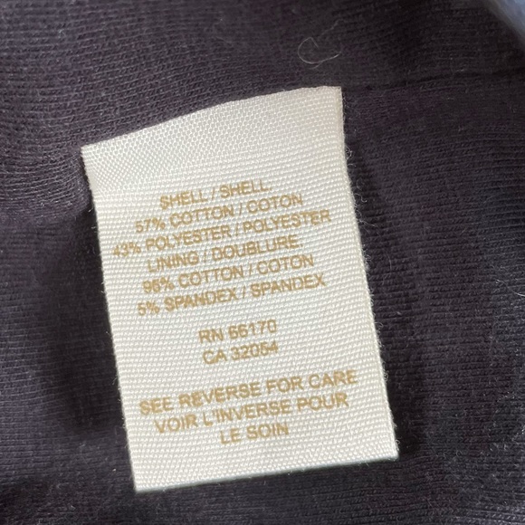 Free People Mini Pencil Skirt Blue and Black Wavy Stripe - Picture 4 of 6